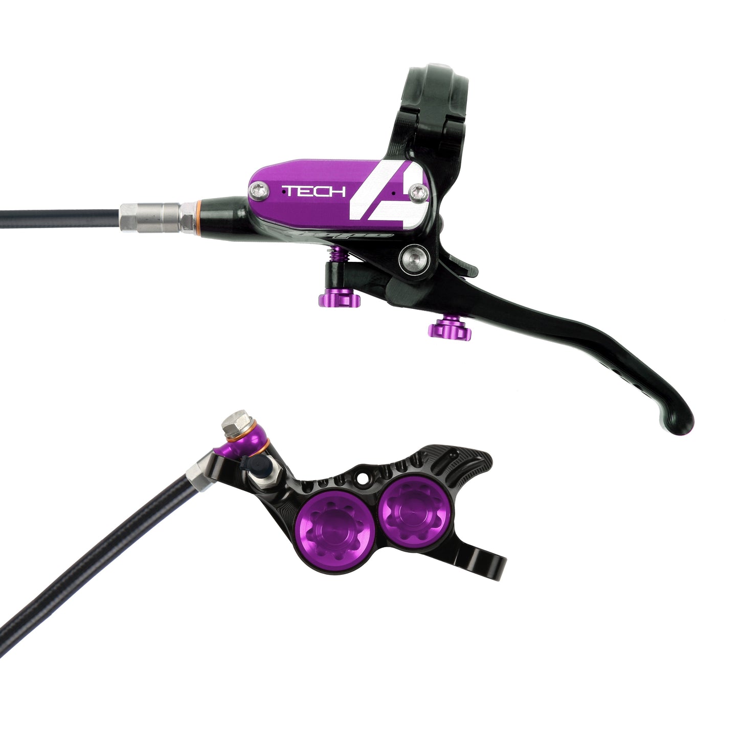 Tech 4 V4 Stahlflex Scheibenbremse v+h SET