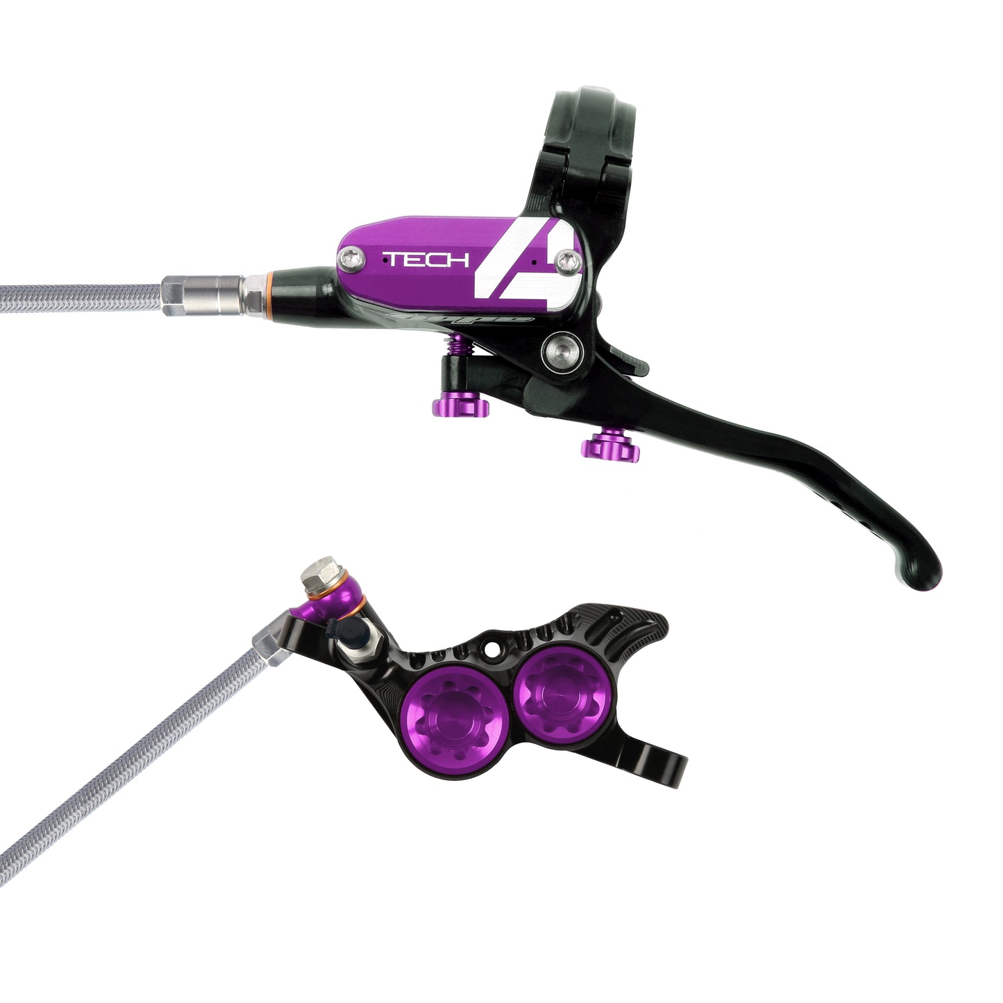 Tech 4 V4 Stahlflex Scheibenbremse v+h SET