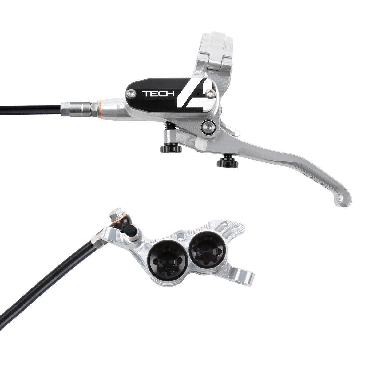 Tech 4 V4 Stahlflex Scheibenbremse v+h SET