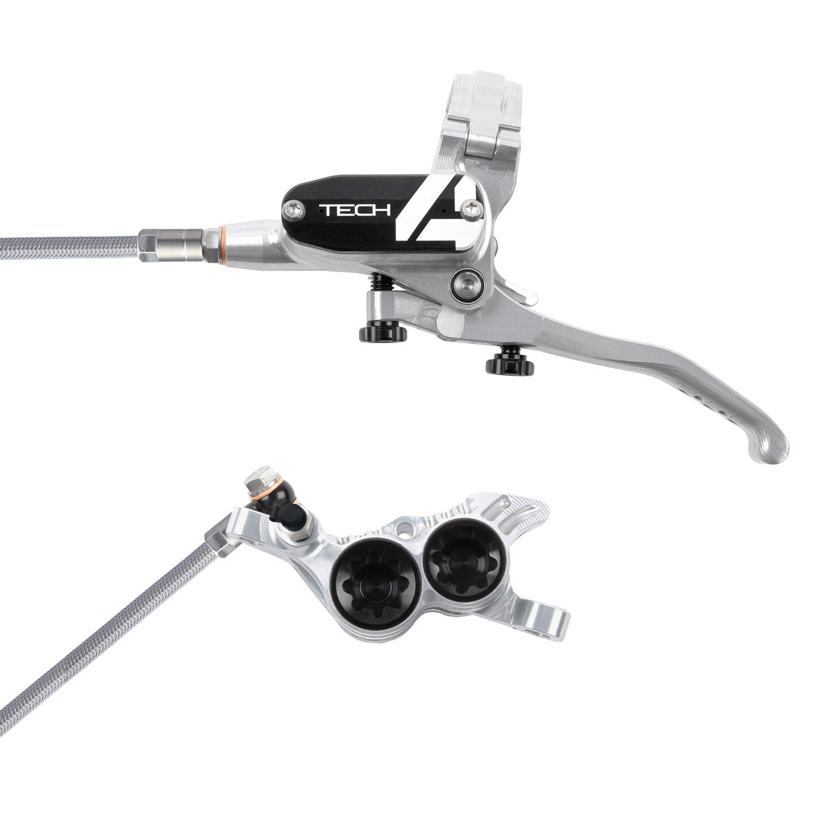 Tech 4 V4 Stahlflex Scheibenbremse v+h SET