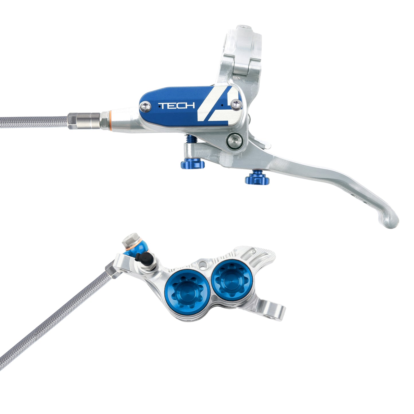 Tech 4 V4 Stahlflex Scheibenbremse v+h SET