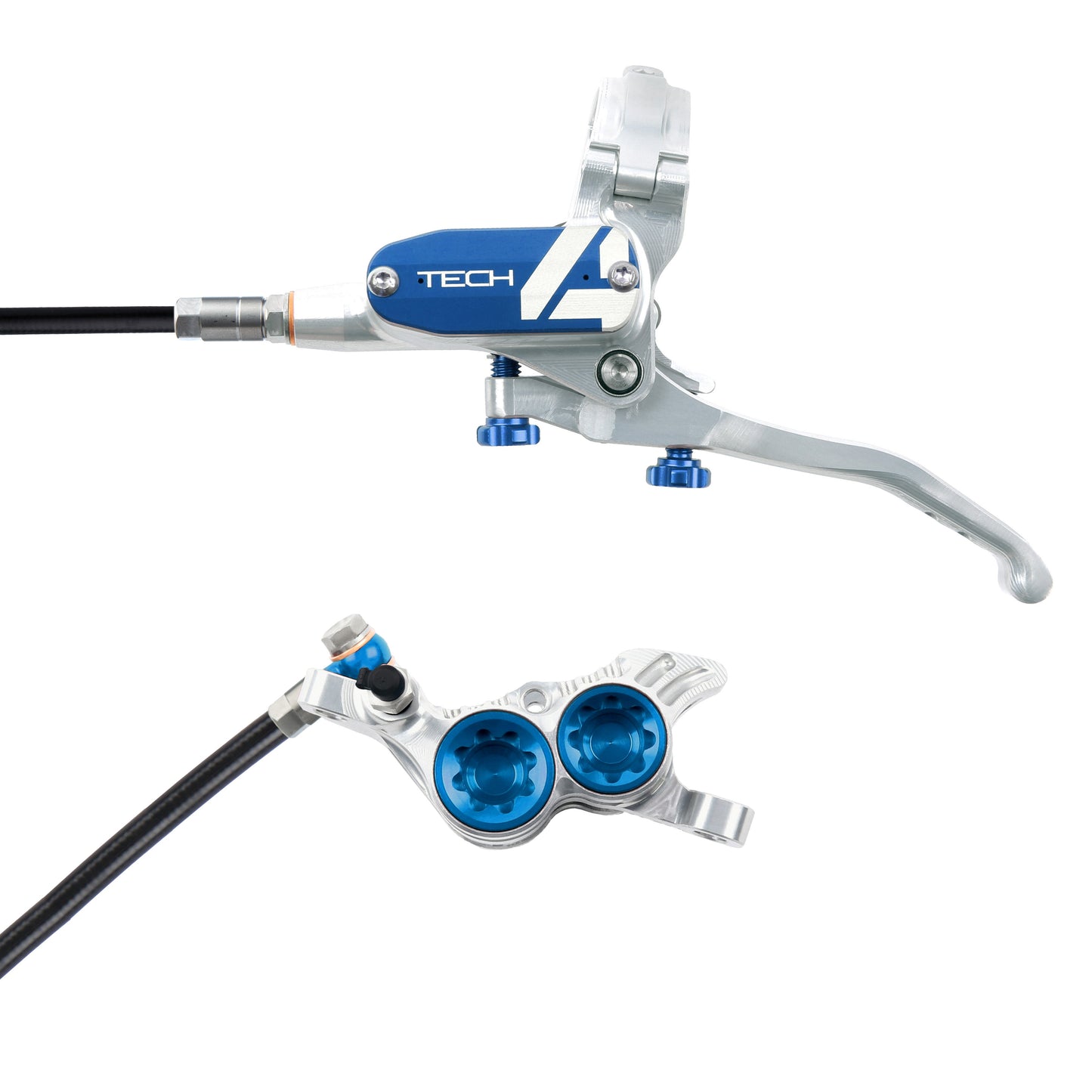 Tech 4 V4 Stahlflex Scheibenbremse v+h SET