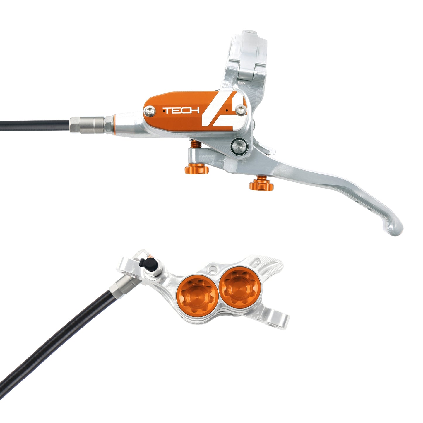 Tech 4 E4 Stahlflex Scheibenbremse v+h SET