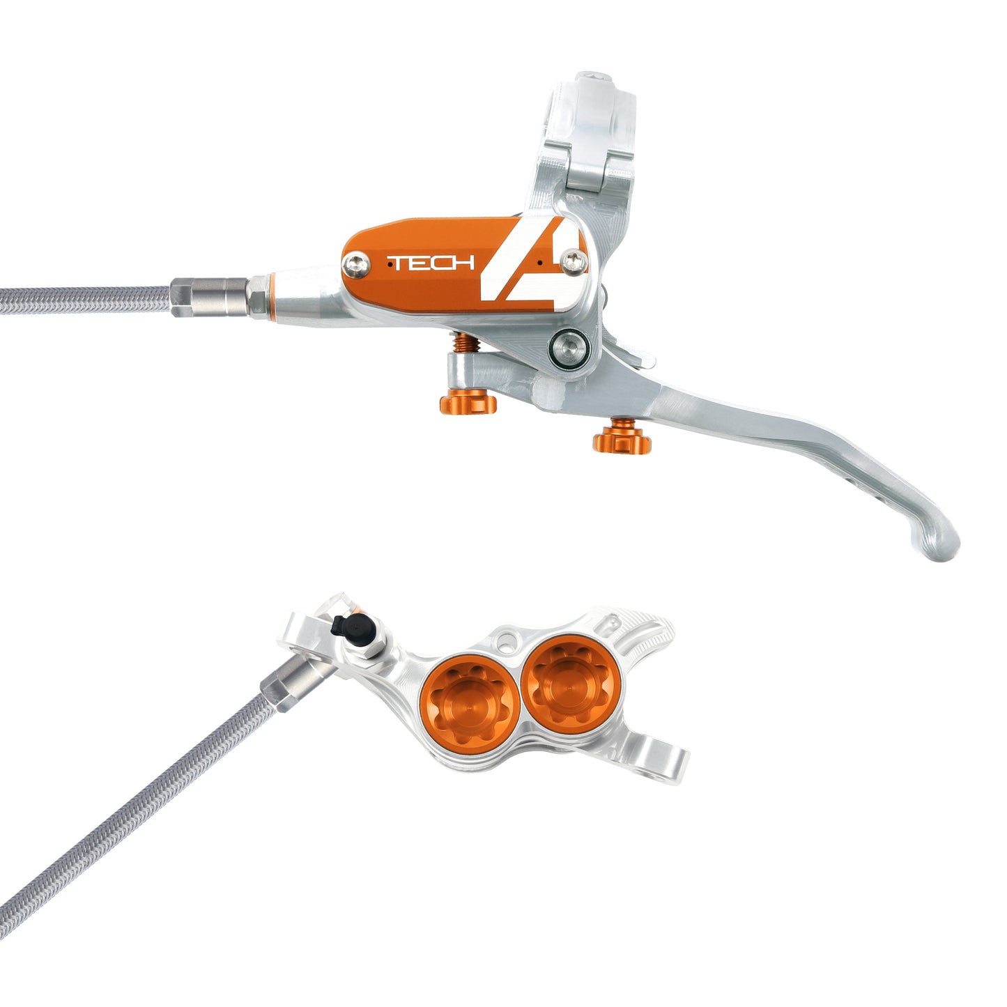 Tech 4 E4 Stahlflex Scheibenbremse v+h SET