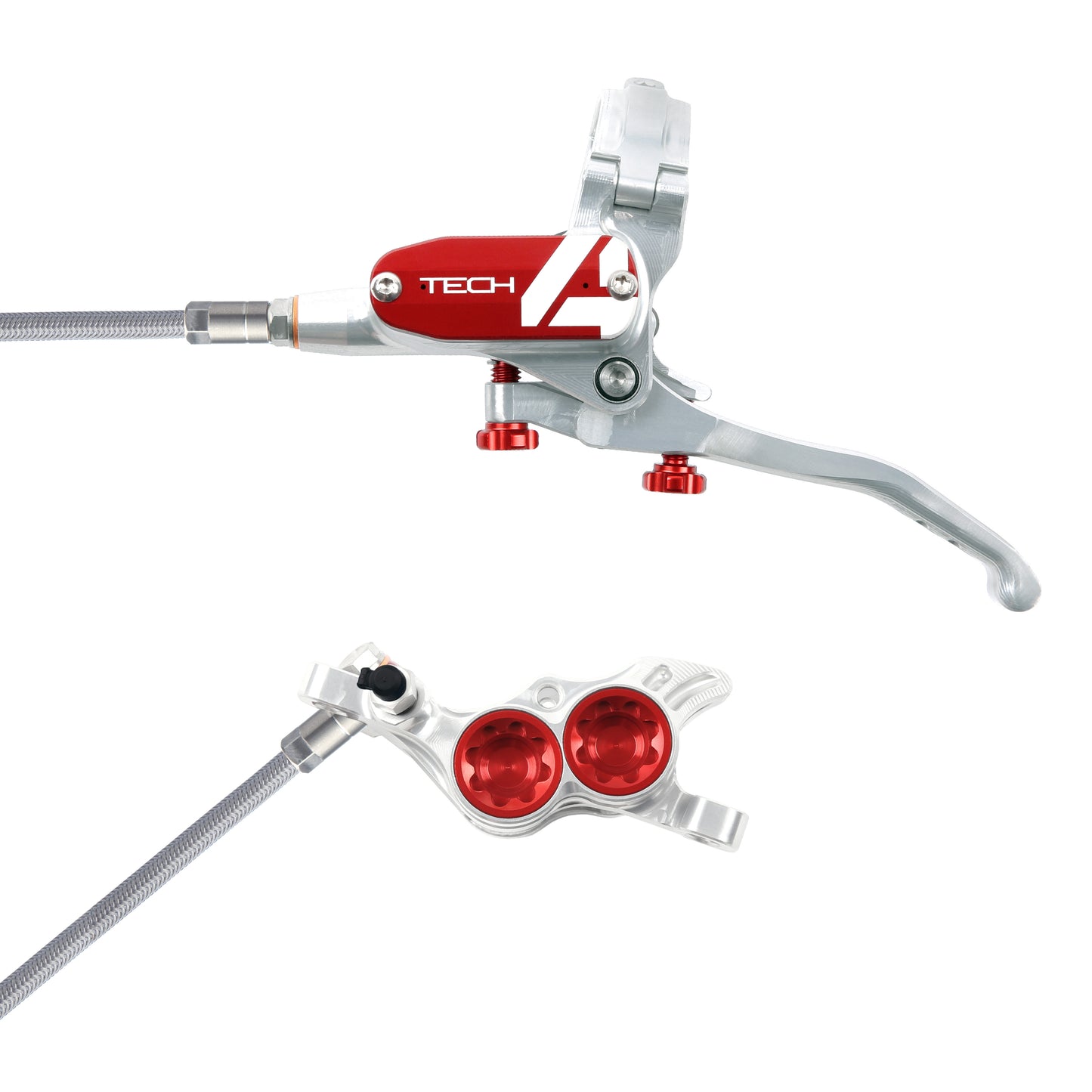 Tech 4 E4 Stahlflex Scheibenbremse v+h SET