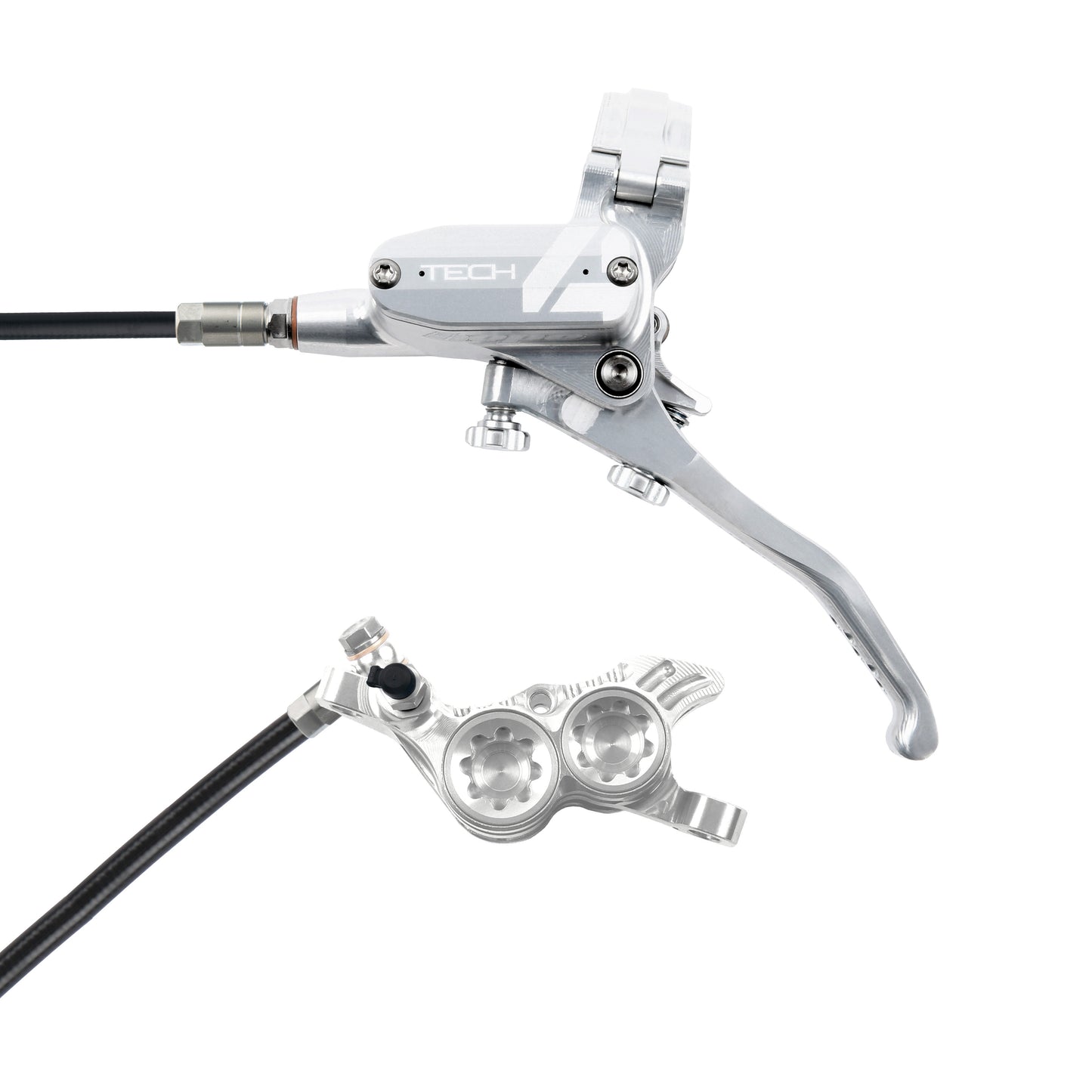 Tech 4 V4 Stahlflex Scheibenbremse v+h SET