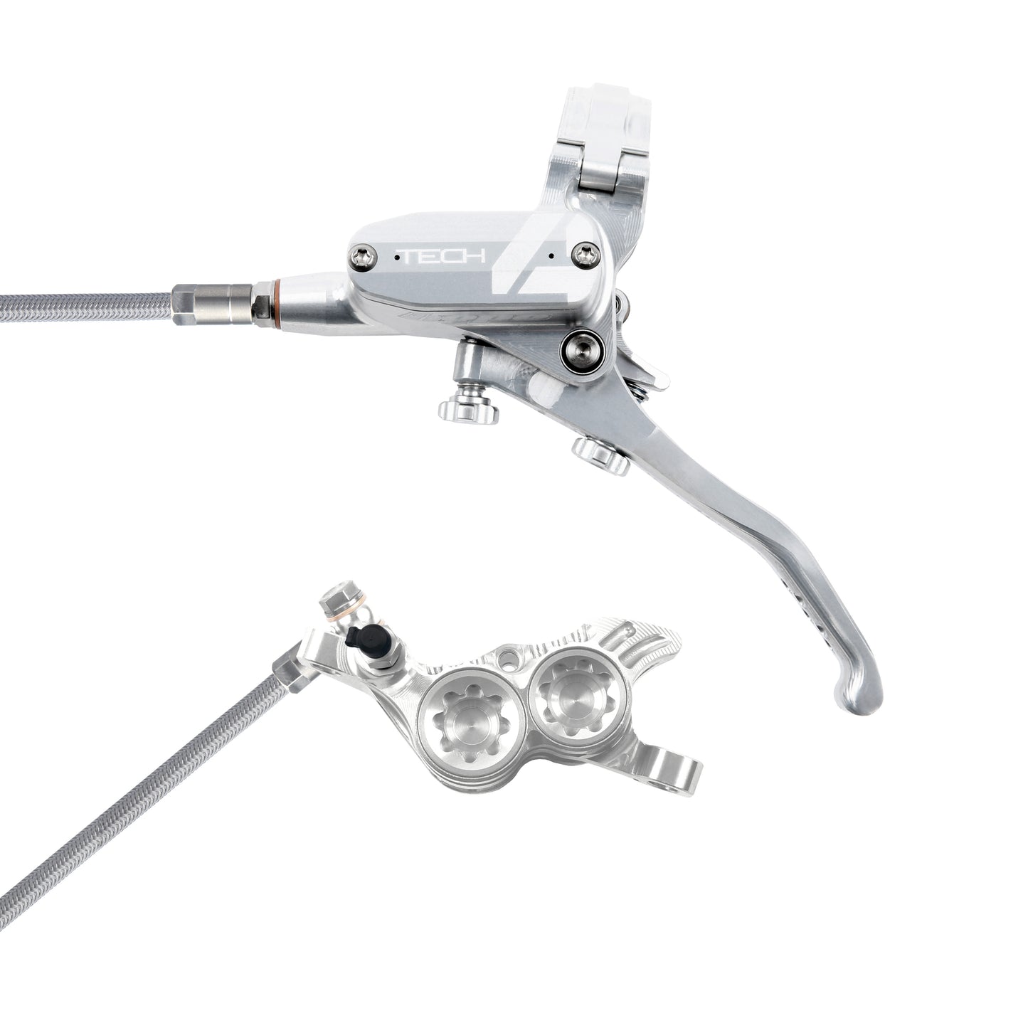 Tech 4 V4 Stahlflex Scheibenbremse v+h SET