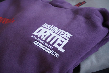 Das hintere Drittel Hoody