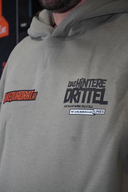 Das hintere Drittel Hoody