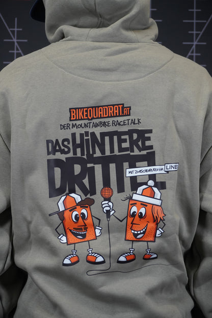 Das hintere Drittel Hoody