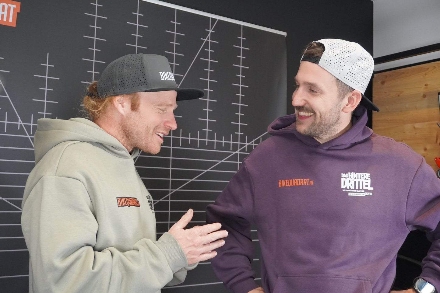 Das hintere Drittel Hoody