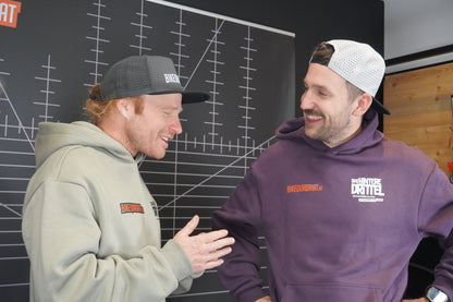 Das hintere Drittel Hoody