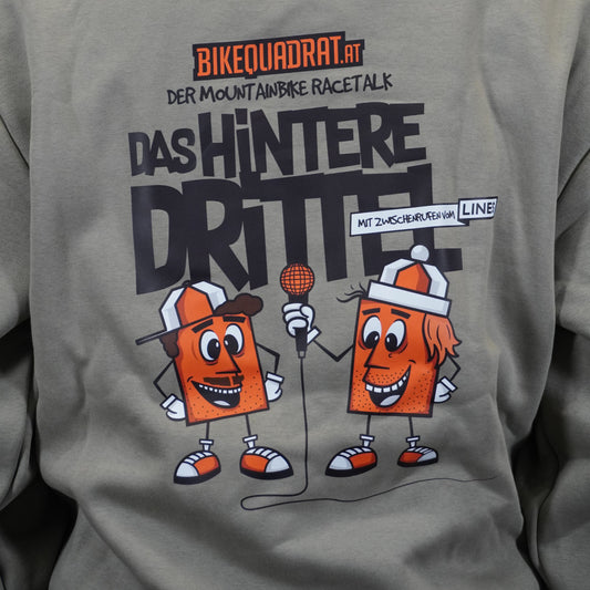 Das hintere Drittel Hoody