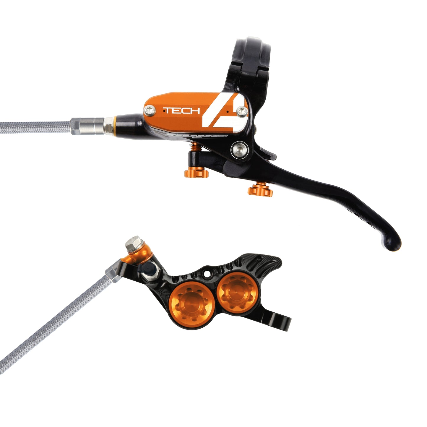 Tech 4 V4 Stahlflex Scheibenbremse v+h SET
