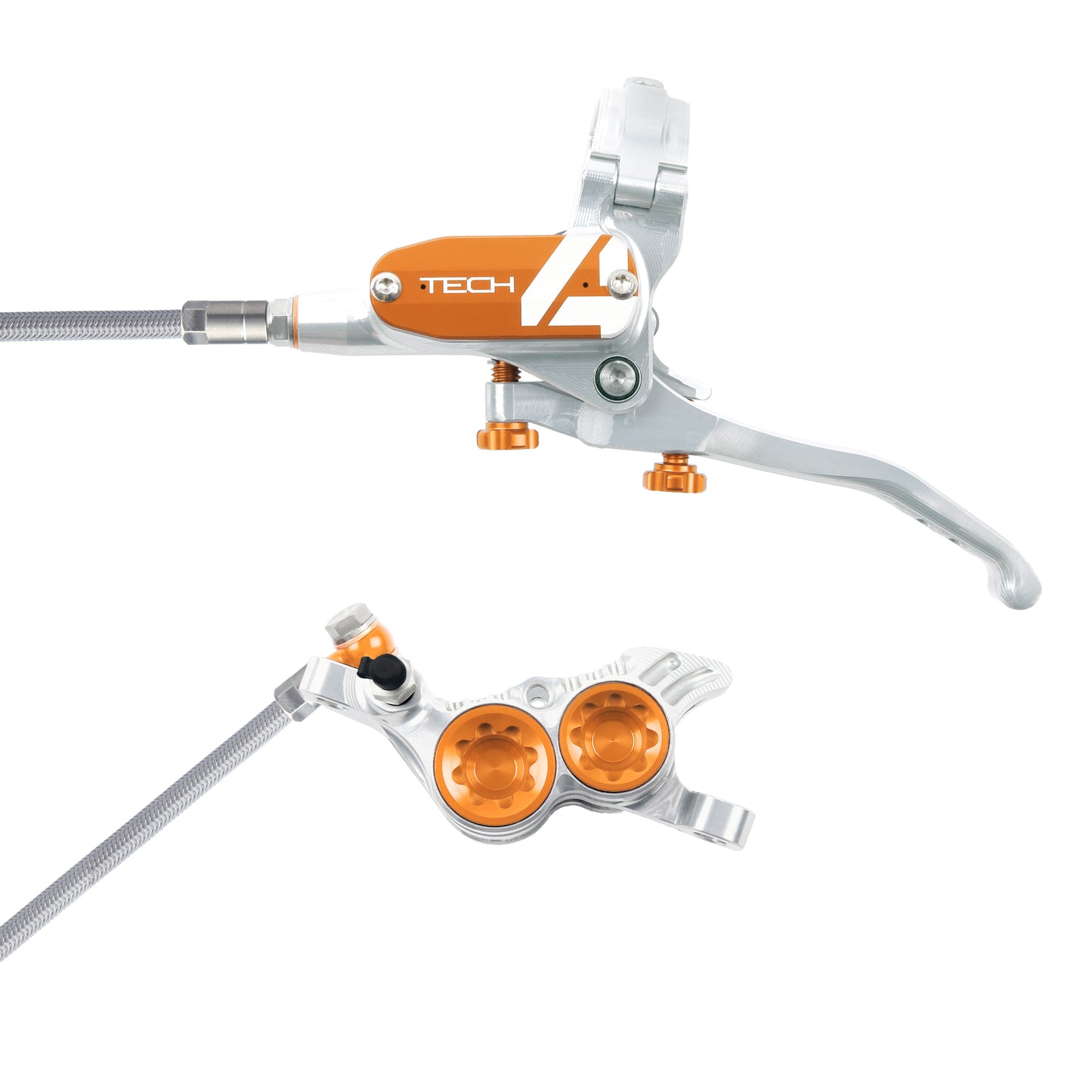 Tech 4 V4 Stahlflex Scheibenbremse v+h SET