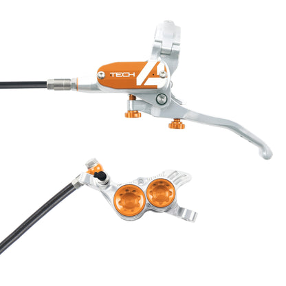Tech 4 V4 Stahlflex Scheibenbremse v+h SET