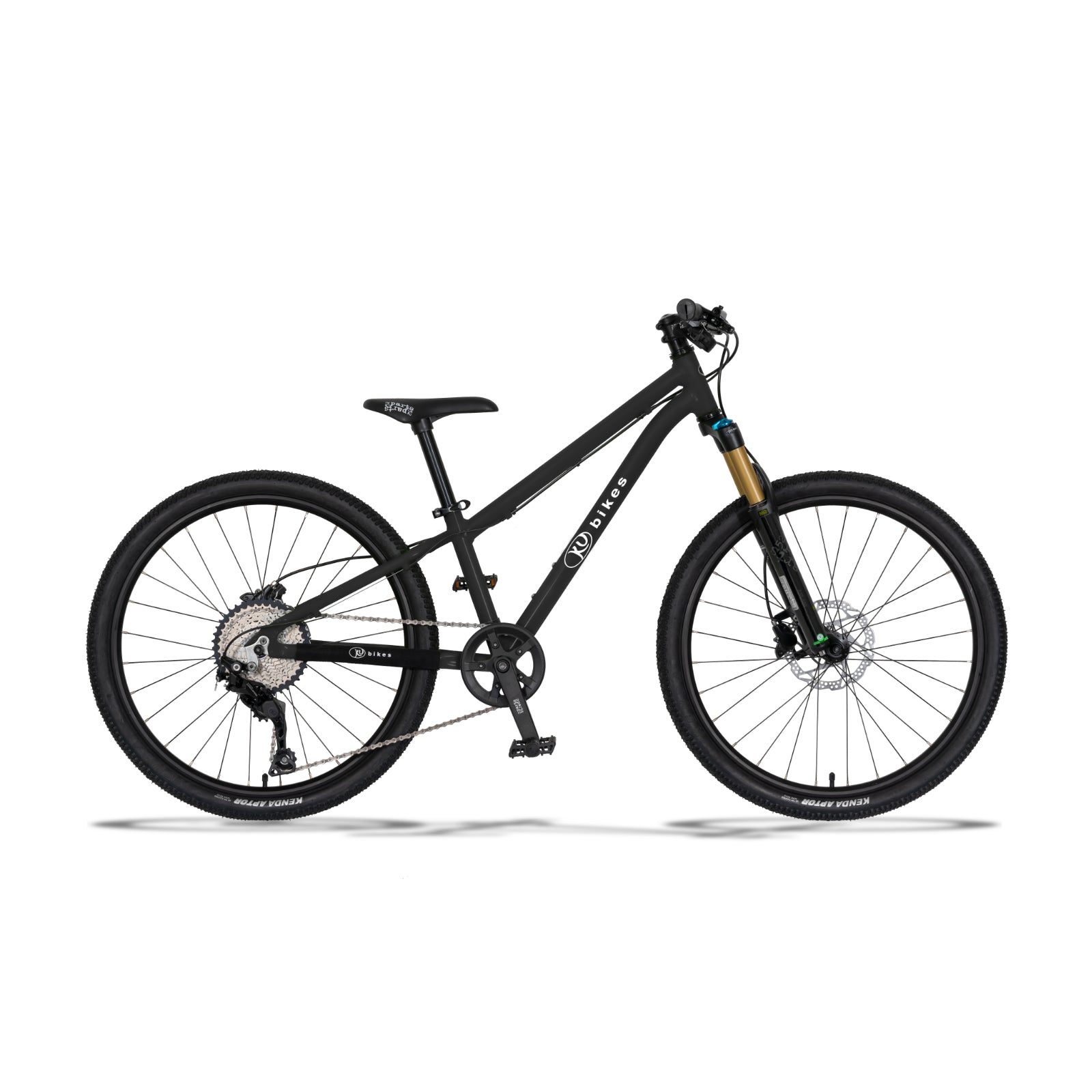 mountainbike 24 zoll schwarz KUbikes 24S MTB Disc – bikequadrat.at